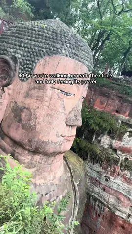 World's largest stone buddha 📍 Leshan, china #triptrain #travelwithTripcom #traintravel #travelchina #leshan #buddha #statue #triptrain #travelwithtripcom 