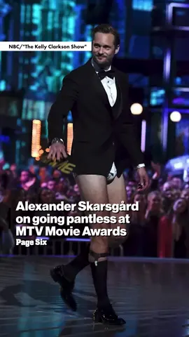 Alexander Skarsgård got some inspo from Zac Efron for his 2016 MTV Movie Awards look. 🤭