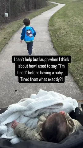 IYKYK 😂😂 what did you think was tiring before kids? Let’s hear it 👇