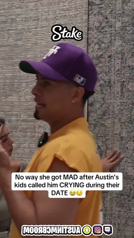 No way she got MAD after Austin’s kids called him CRYING during their DATE 😭😯 #austinmcbroom #acefamily 