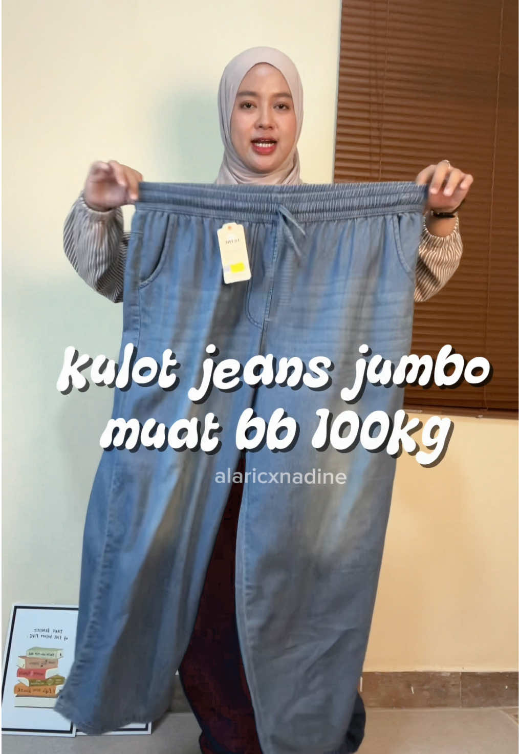Membalas @ruanggallerybylisti ayok kak langsung cekout aja cakep banget #kulotjeans #celanajeans #dline #celanajeansbigsize #celanabigsize #OOTD #rekomendasioutfit 