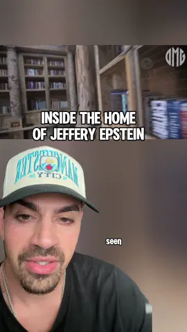 Inside the home of Jeffery Epstein, what do you notice?
