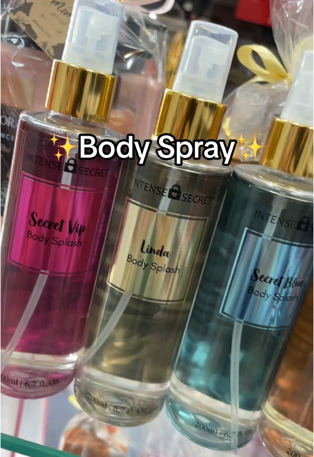 Body spray intense Secret por apenas 29,99 vem garantir o seu  #intensesecret #bodyspray #perfurme 