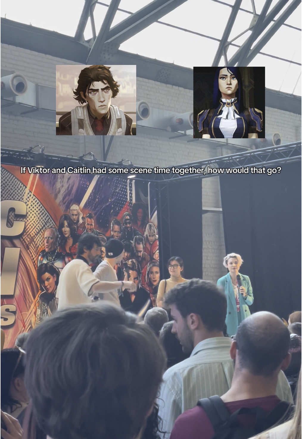 Some questions answered by Harry Lloyd and Katie Leung during Comic Con Brussels!  @Comic Con Brussels  #comicconbrussels #arcaneleagueoflegends #viktor #caitlin #jayvik #jinx #stromae #viarcane #viandcaitlyn #isha #viktorarcane 