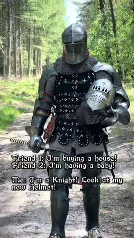 More helmet Tests will come soon ;) #knight #medieval #armor 