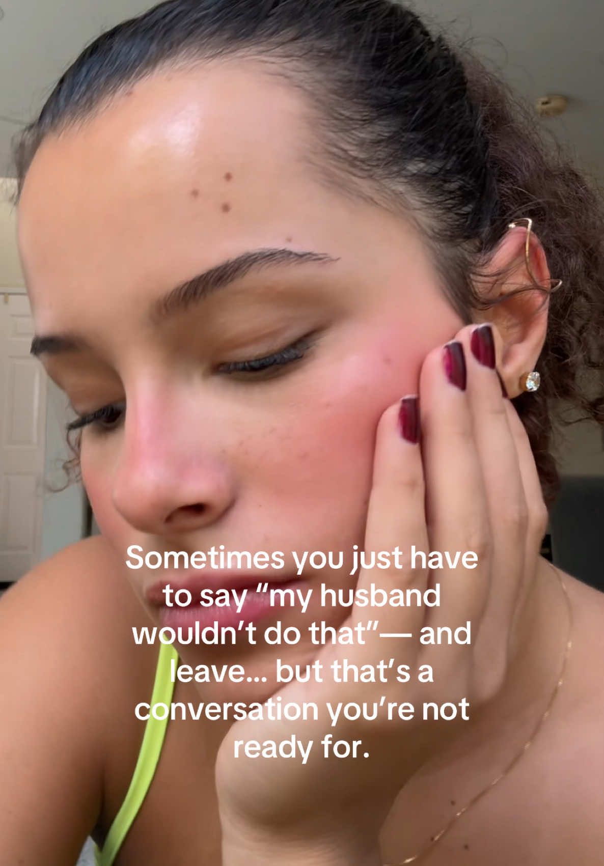 A conversation you are not ready for.