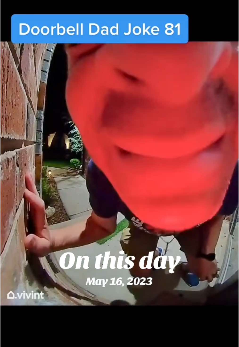 Throwback to Doorbell Dad Joke #81 — this gem dropped on this day in 2023! Still ringing with peak dad energy. #TBT #DadJoke #DoorbellDad #ThrowbackLaughs #ClassicDadHumor #dads #dadsbelike #funny #funnyvideos #dadjokes #dadsoftiktok #neighbors #lovethyneighbor #doorbelldadjokes #christiantiktok #christian #vivint 