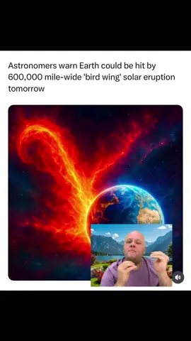 vast 'bird wing' solar eruption tore away from the sun's surface. At 600,000 miles long (one million km), a direct hit from this filament of superheated plasma and charged particles could have caused a severe or even extreme geomagnetic storm. #solarflare #birdwing #earthquake #underwatervolcano #earthquake #geomagneticstorm 