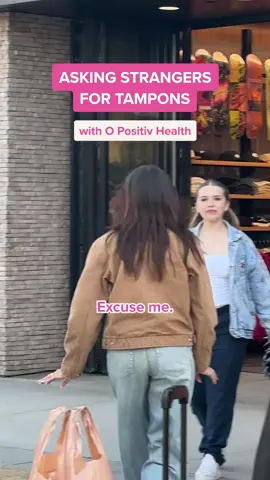 asking random people for a tampon… would you help? 🩸 #socialexperiment #tampons #womenshealth #fyp