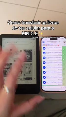 Como transferir livros do celular para o KINDLE ✨ FÁCIL. sem precisar ser por e-mail #BookTok #booktokbr #kindle #comotransferirparakindle #bookrec #livrostiktok #livroempdf 
