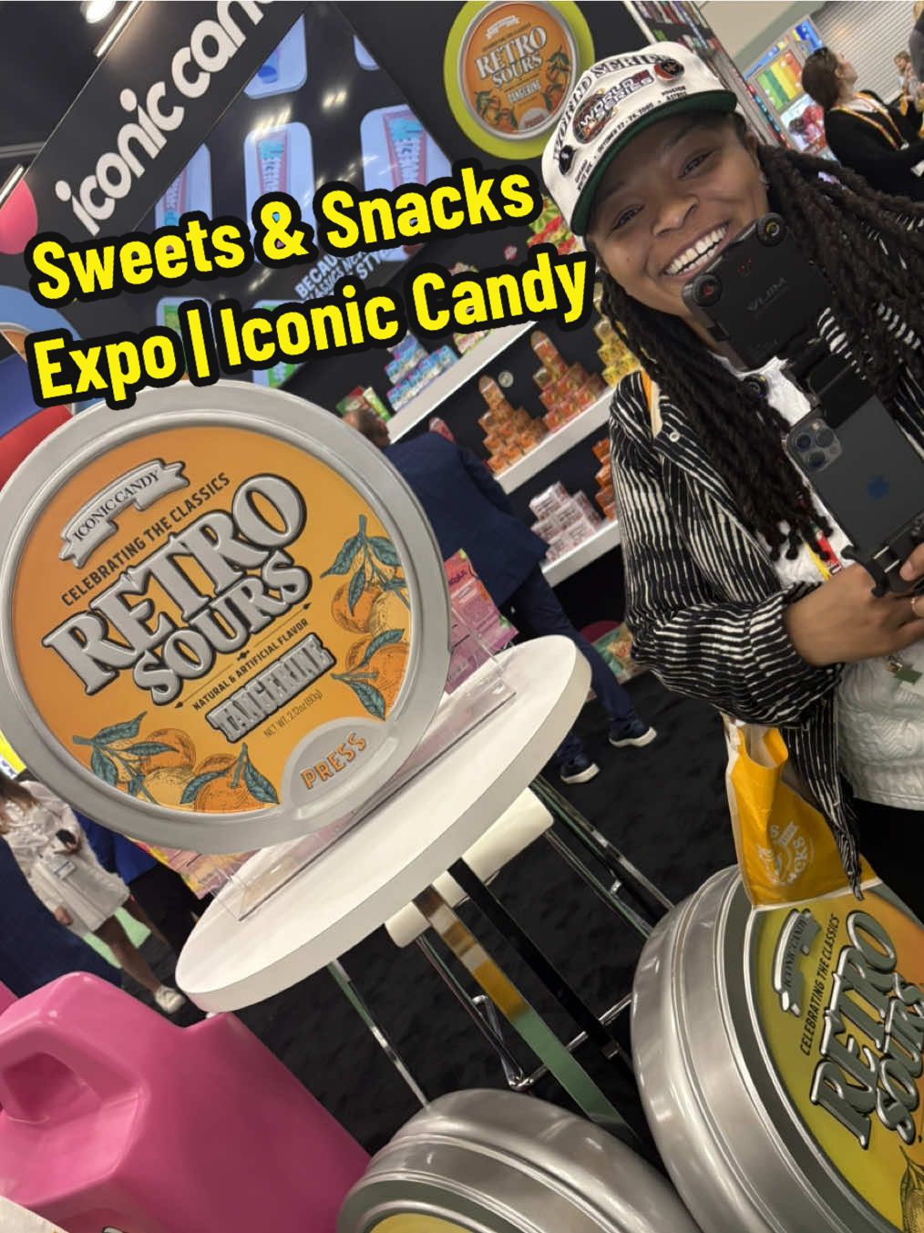 The Iconic Candy booth was one of my favorites at the 2025 Sweets & Snacks Expo! @Iconic Candy  New retro sour flavors are here — including Watermelon and Passionfruit — plus the return of fan-favorite Altoids flavors like Watermelon and Raspberry.  And there’s more coming: new Bubble Jug and Crème Savers flavors are on the way! Featuring @Arctic Krunch 🇹🇹