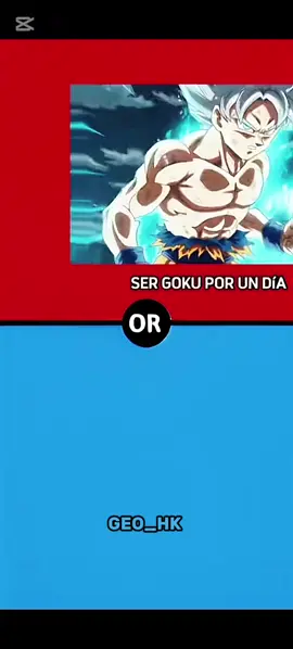 Ser goku es mucho mejor 😎