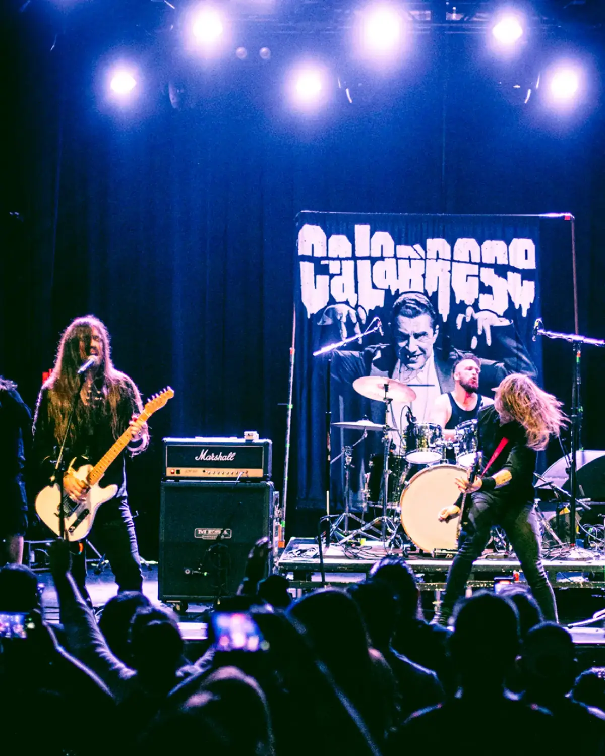 TONIGHT, vamps! El Paso, TX at Rosewood Bar (May 16)! Doors at 8. We hit the stage around 11ish. 👹 Come early, catch a killer lineup, and scream your guts out with us. @zombeast666 @calabrese666  May 17 - Mesa, AZ @ The Nile Theater  GET TIX AT: CalabreseStore(d0t)com  Tickets are vanishing fast...some stops are almost gone. Don’t say we didn’t warn ya.  - NO RETURN FROM DARKNESS TOUR 2025 #horrorpunk #goth rockyroadtouring