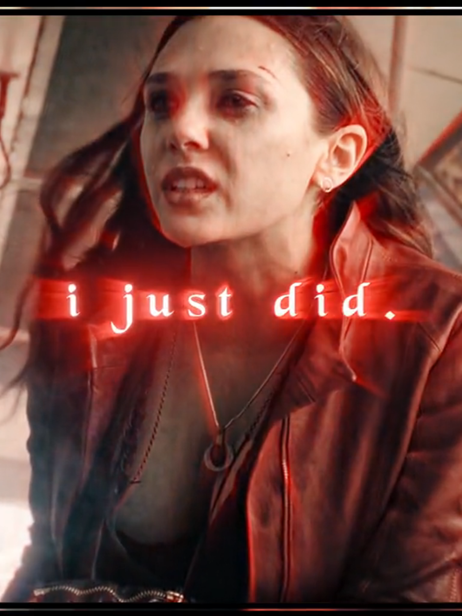 LIKE SHE'S CLEARING EVERYBODY WHO'S GONNA CHECK HER... || ac; @.qsychicsquit || #wandamaximoff #scarletwitch #marvel #mcu #fyp #viral #chxrmedd || ty siri for the magic effect and TIKTOK THIS IS ALL FAKE AND ORIGINAL PLEASE!