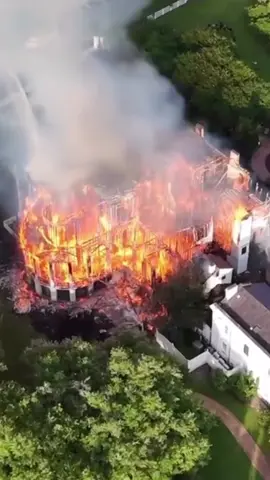 White Castle Plantation Burnt to the ground #fyppppppppppppppppppppppp #viral #fire #hot 