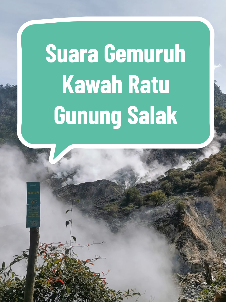 Suara gemuruh kawah ratu gunung salak #ridho #kawahratu #kawahratubogor #kawahratugunungsalak #pendakigunung #jalanjalan #healing #jawabarat 
