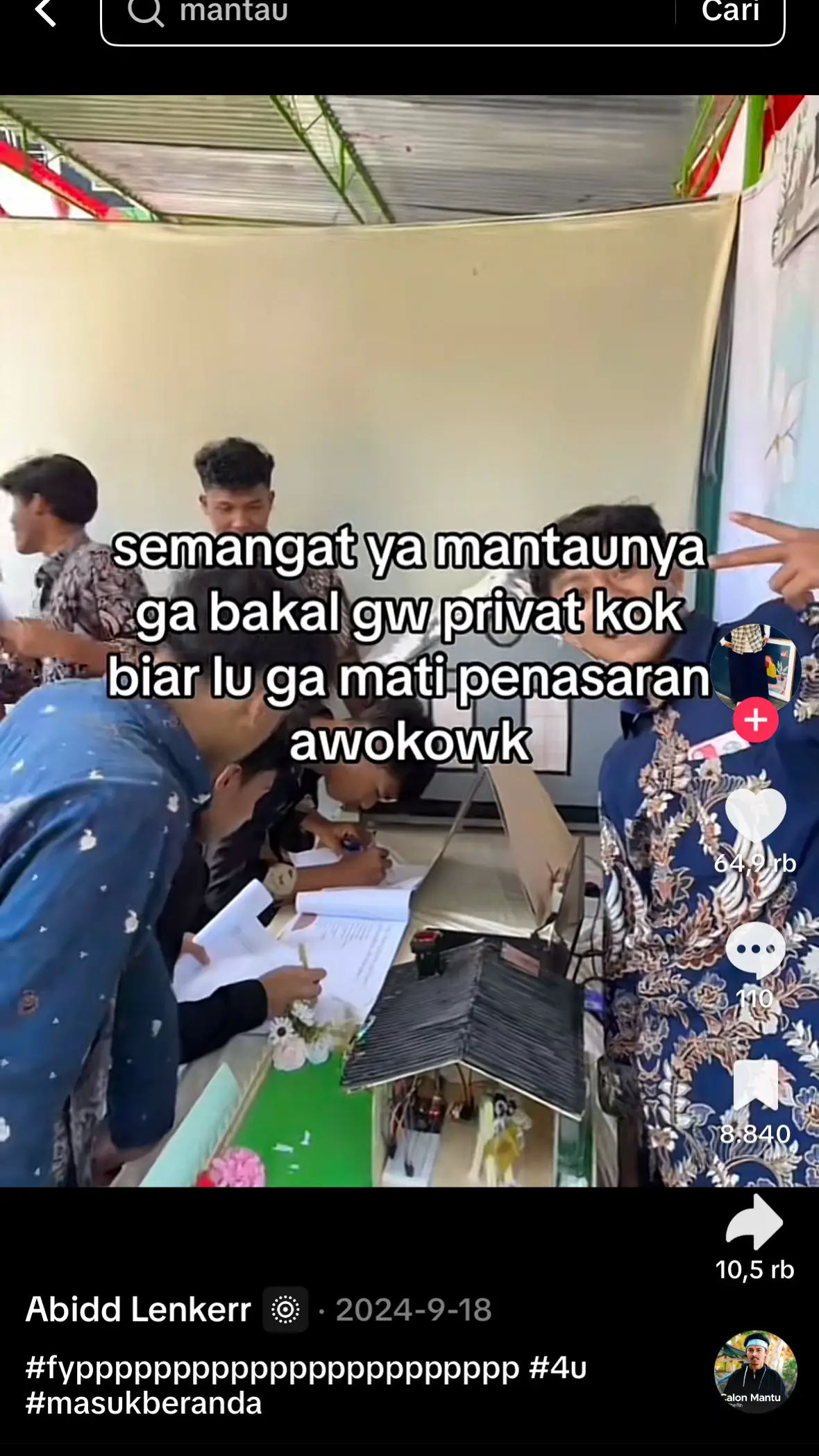Kacau men 🥱 #viraltiktok #kasusmen #fyp #xyzabc 