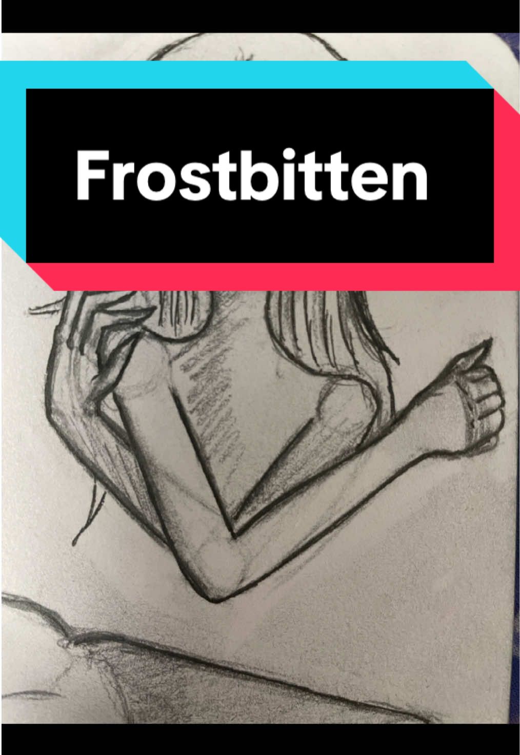Frostbitten🥶 #fypシ #foryoupage #fyp #anxiety #drawing #artistsoftiktok #art #original #reveal 