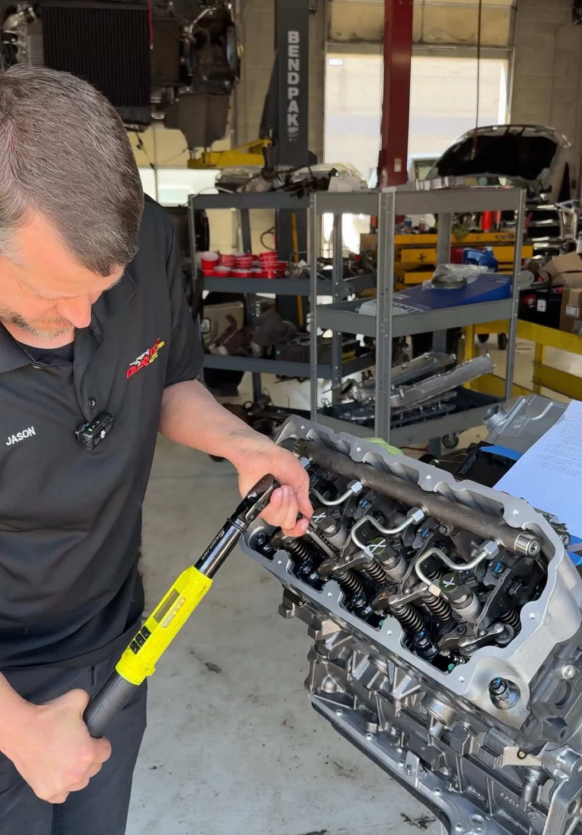 Missing this step could be a disaster! Don’t forget this specific sequence when assembling your 6.4 L power stroke #autoshop #enginebuild #enginerepair #carrepair 