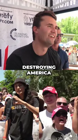 College Kid DESTROYS Trump Rally?! You Won't Believe What Happens! Witness a fiery political rally confrontation! We challenge the narrative, questioning claims about 'USA' and accusations of American decline. Watch as we dissect organizational strategies and confront accusations of importing people. Join our debate on census accuracy and environmental issues. #Confrontation #Debate #USA #America #Politics #Confrontation #CollegeCampus #Activism #News #Discussion #charliekirk