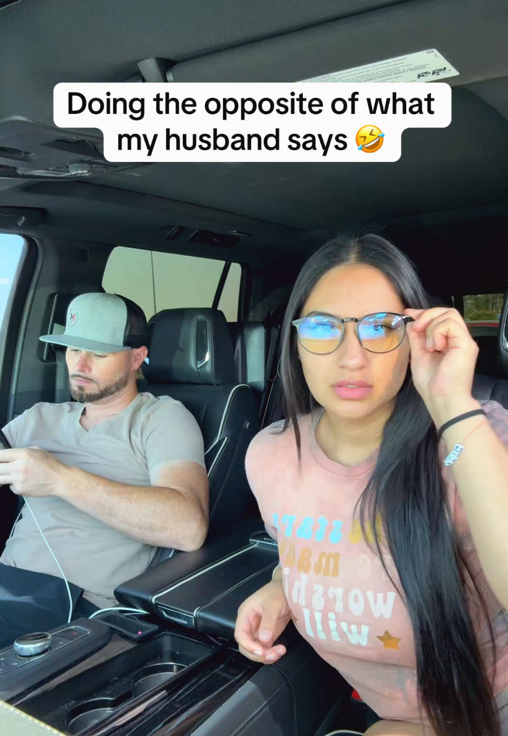 I think he should shave it! 😅😂 #couple #husbandwife #funnyvideos #foryoupage #fyp 