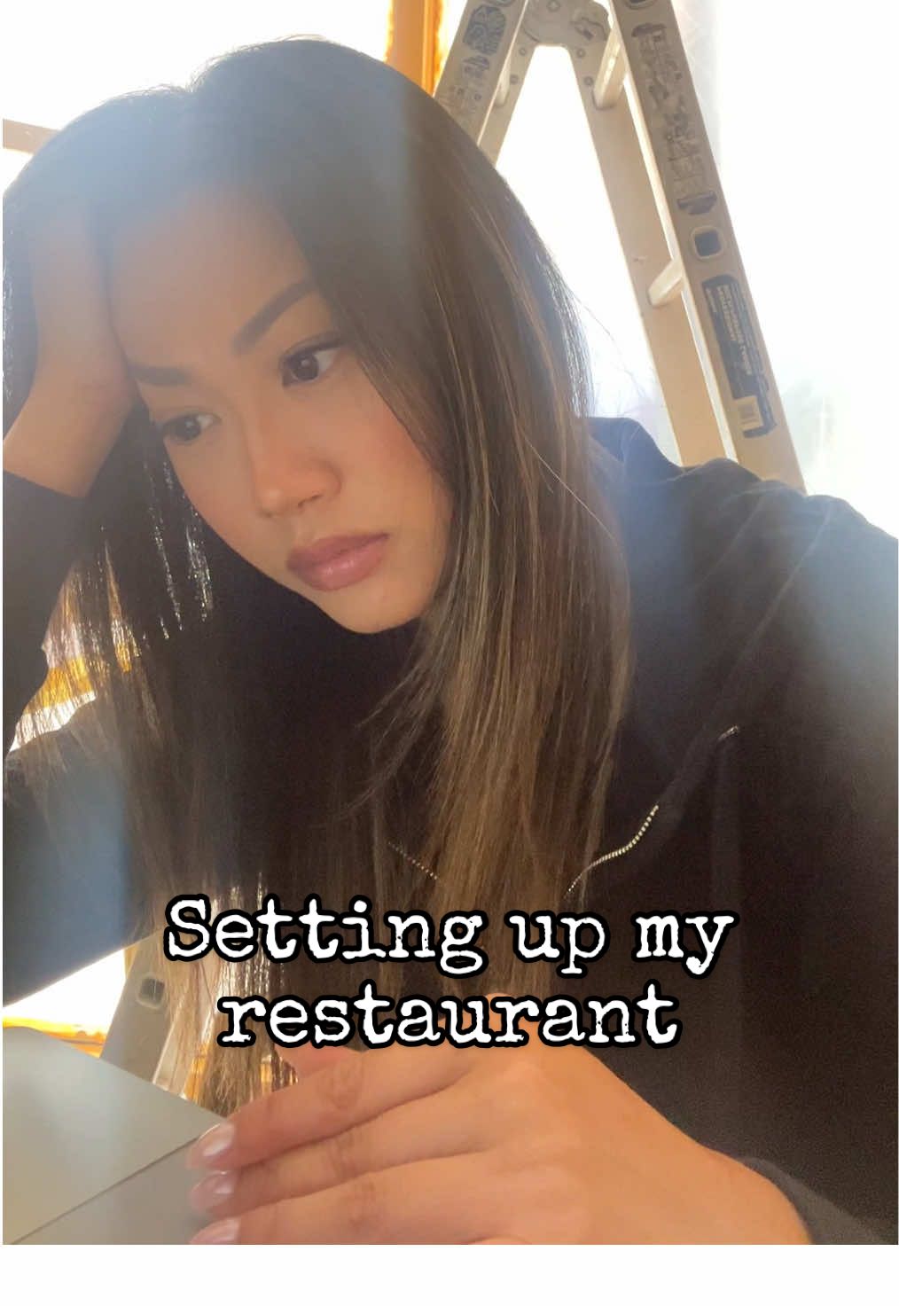 By force it’s all going to work out…  #lifeofabusinessowner #womeninbusiness #newchapter #openingabusiness #restaurant #startup 