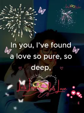 In You, I've Found A Love So Pure      #monicabossadi @monicabossadi #LetsLove #LoveIsLife #HeartfeltMoments #RomanticVibes #SpreadLove #PassionPursuit #TikTokLove #CouplesGoals #LoveStory #FeelTheLove #RelationshipGoals #Soulmates #AdoreYou #ConnectionIsKey #ShareTheLove #InLoveWithYou #EternalLove #CherishTheMoment #LetLoveBloom #TogetherForever