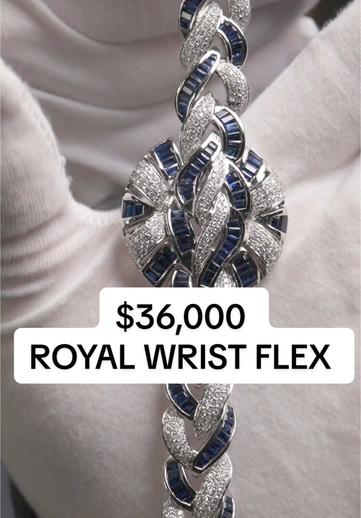 Blue Sapphire & Diamond Bracelet Experience the allure of royalty with our exquisite $36K Blue Sapphire & Diamond Bracelet. A timeless treasure that speaks volumes. #LuxuryJewelry #SapphireElegance #BlueSapphire #DiamondBracelet #LuxuryJewelry #FineJewelry #JewelryLovers #HighEndFashion #StatementPiece #JewelryGoals 