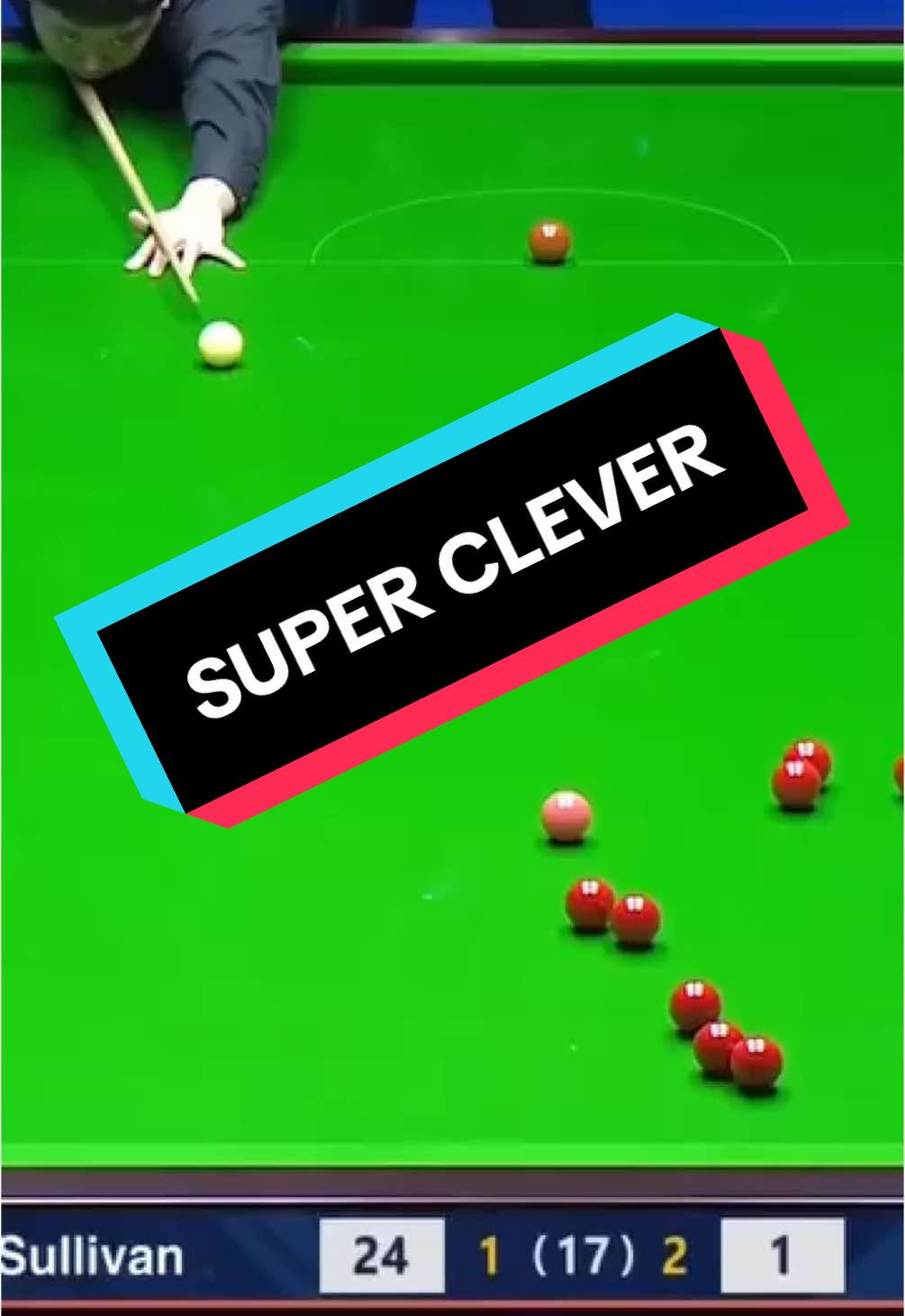 Oh, now that's clever Anda! 😏👏 #snooker #reels #ZhangAnda #shorts #foru #fyp #foryoupage #foryou