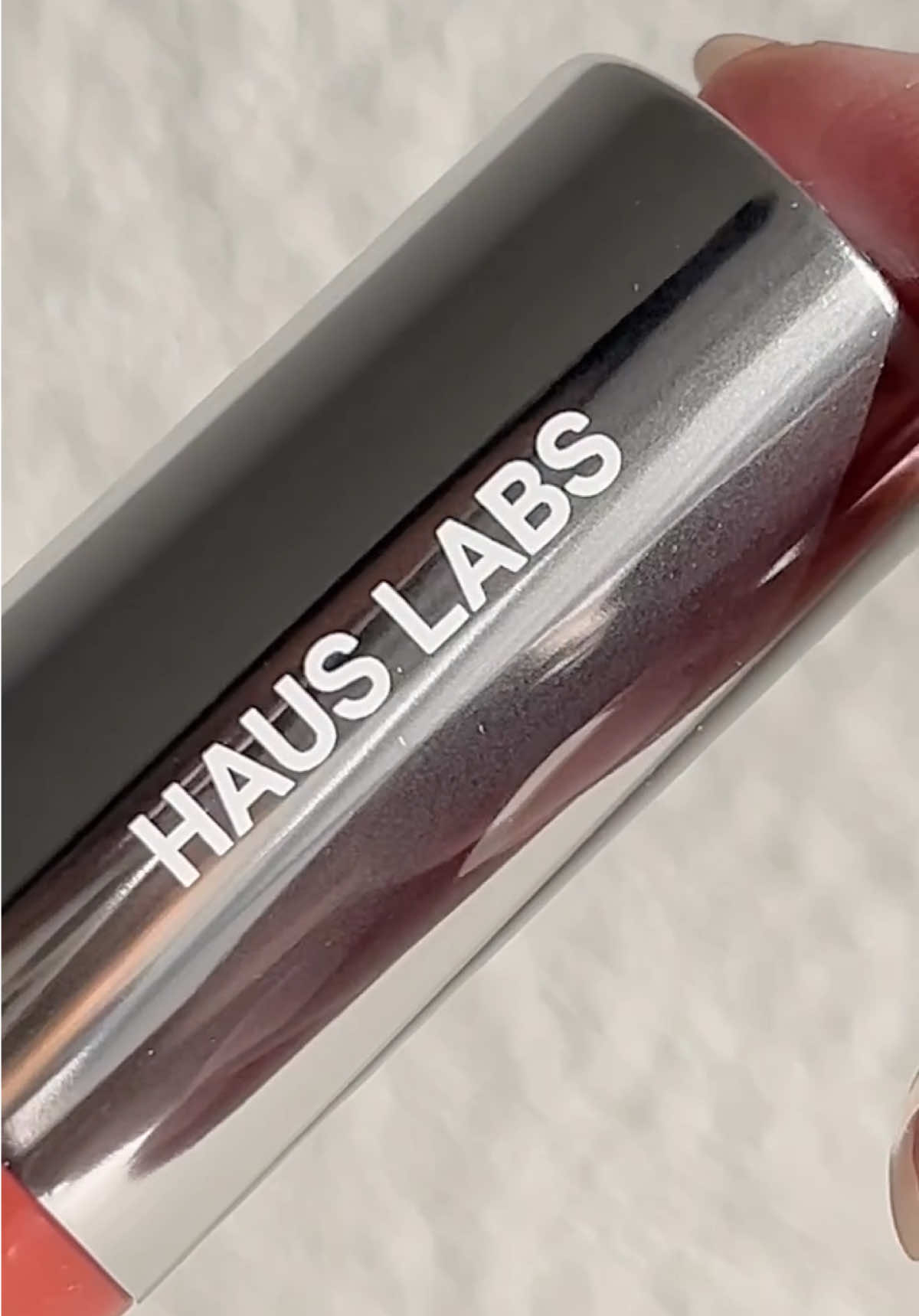 @Haus Labs by Lady Gaga color fuse glassy blush balm stick in glassy cayenne. I find these to be so beautiful on the cheeks. Definitely a blush highlighter combo for me.   They sheer out so nicely too.  #hauslabsblush #hauslabsmakeup #hauslabsreview #hauslabsbyladygaga 