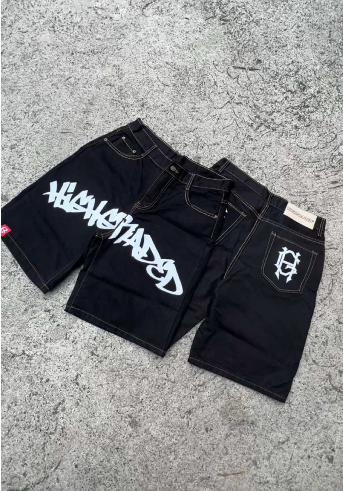 BAGGY JORTS - BLACK DENIM SHORTS OUT NOW !!!  #highgradedclothing #baggy #jorts #baggyjorts #streetwear #localbrand #clothingbrand #FYP #supportlocal #SALE 