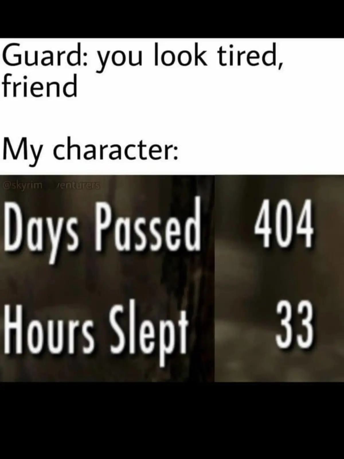 #skyrimtiktok #skyrimmeme #skyrimmemes #skyrim #fyp #meme #funny #epicgames #gaming #fy #foryou #memes #epic #morrowind #bethesda #bethesdagamestudios #oblivion #funny #skyrimmods #skyrimtok #skyrimanniversaryedition #laugh #memestiktok #memesdaily #perfect #foryoupage 