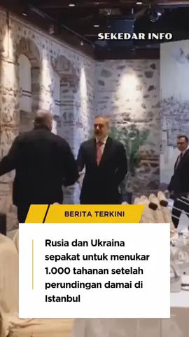 Rusia dan Ukraina sepakat untuk menukar 1.000 tahanan setelah perundingan damai di Istanbul #beritatiktok #beritaviral #newsupdate #news #worldnews #ukraine #rusia 
