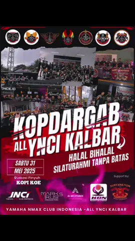 KOPDARGAB  Yang Jauh Mendekat, Yang Dekat Merapat Jangan Sampai Tak Datang YNCI GASSSPOOOOLLLLl @ynci_singkawang_official  @yncisambaschapter  @yamahanmaxclubindonesia  @yncilandakchapter  @yncimelawi @yncisekadau @ynciketapangsandai
