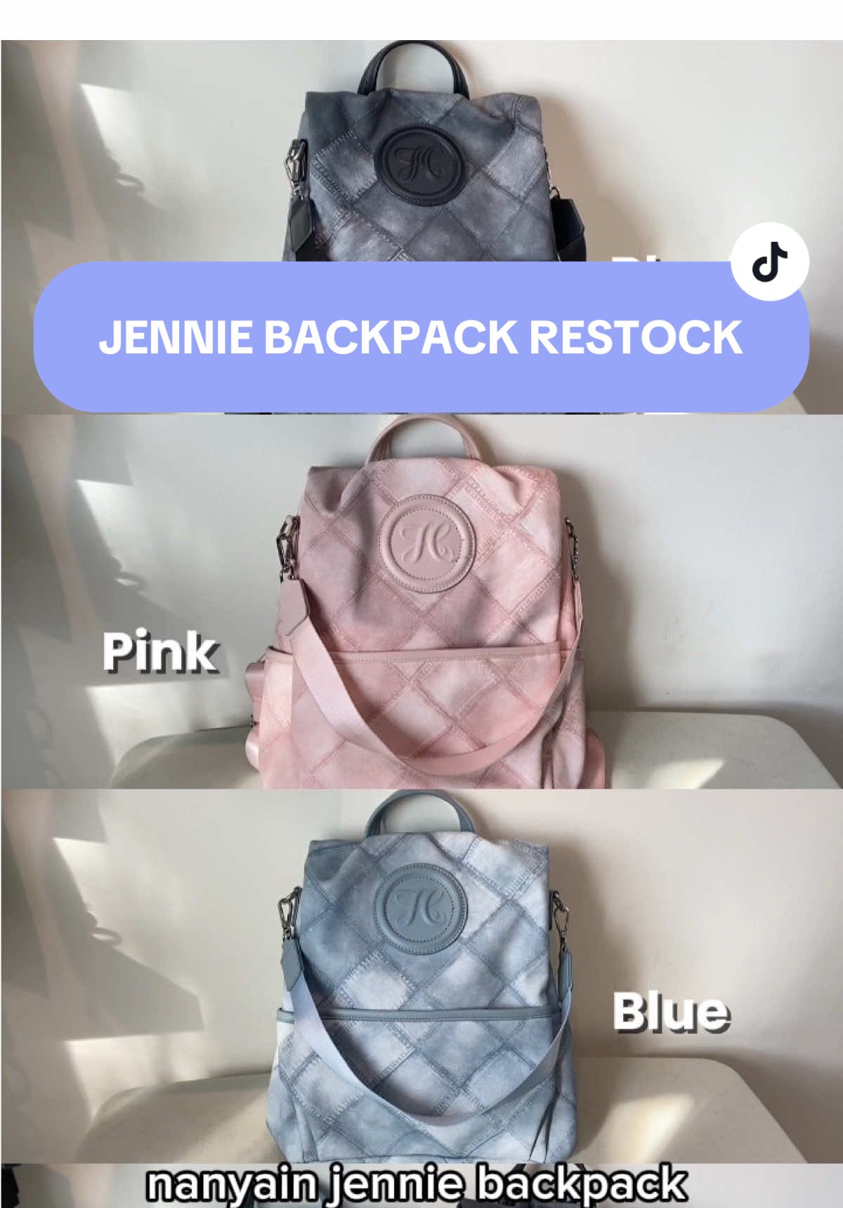Kemarin siapa nih yang nanyain Jennie Backpack restock karna mau samaan kayak city girl? Sekarang udah restock jadi cus checkout sekarang sebelum kehabisan lagiiii 😍✨ #ns #jimshoneyindonesia #jimshoneyofficial #PromoGuncang55 #WIBGajian #fypシ゚ 