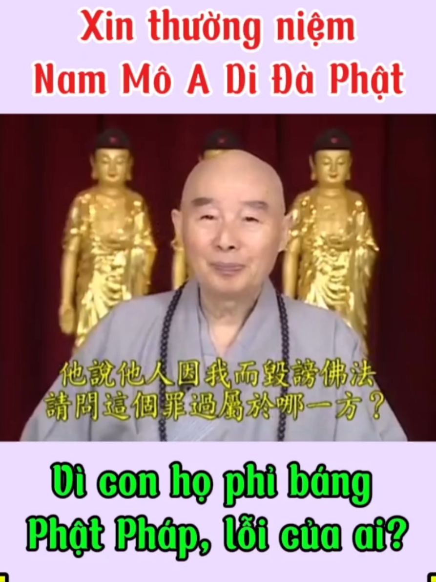 Vì con họ phỉ báng Phật Pháp, lỗi của ai? Hòa Thượng Tịnh Không  🪷🪷🪷 #hoathuongtinhkhong  #ansutinhkhong #phapsutinhkhong  #nammoadidaphat #adidaphat  #nammoquantheambotat #daophat #phatphap #phatphapnhiemmau🙏🙏🙏 #phật #phậtphápnhiệmmầu #phật #niemphat   #xuhuong #xh 