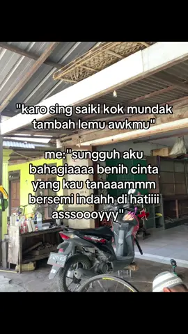 kabeh di turuti og yee 🤪