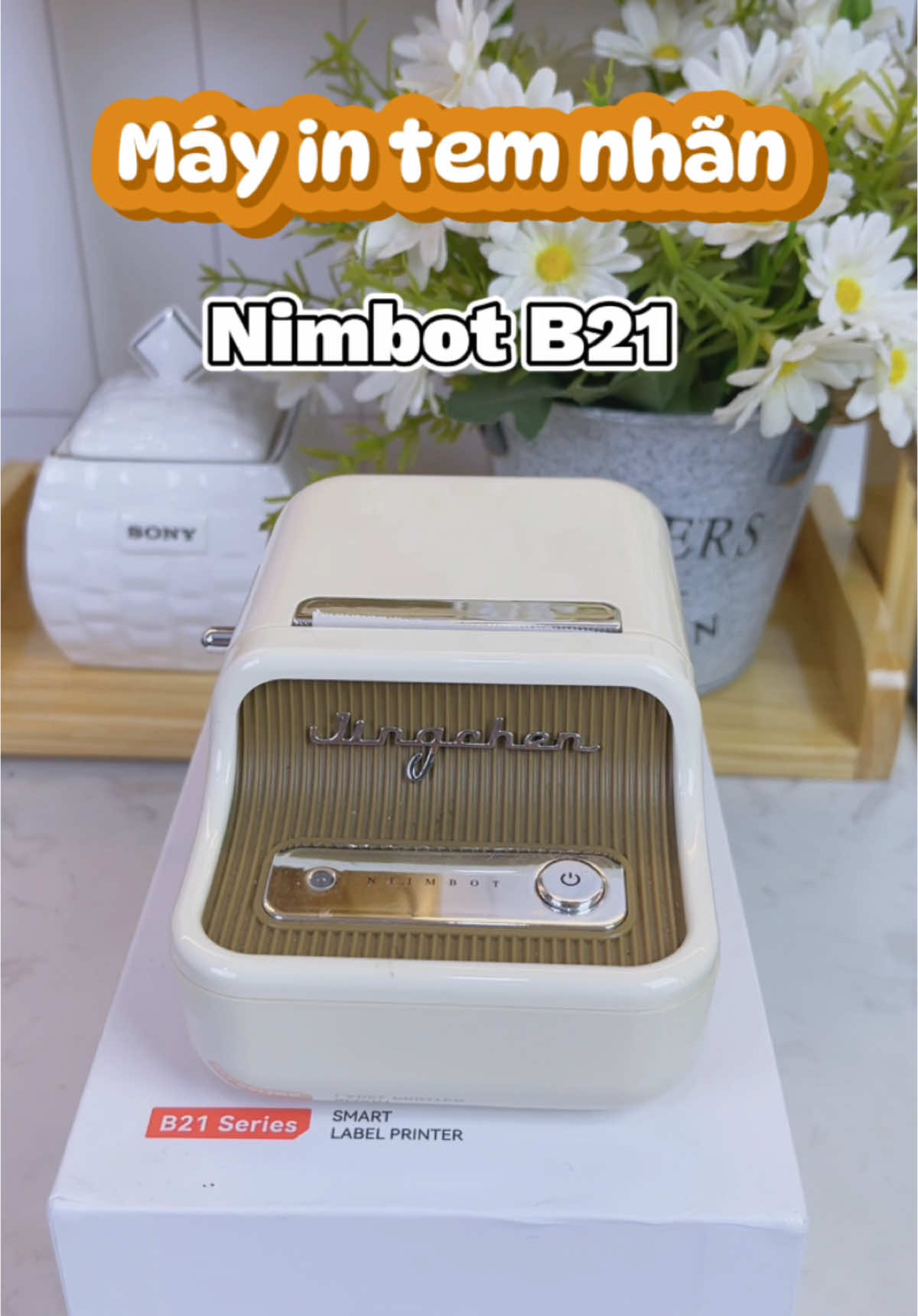 Máy in nhiệt xinh iu cho team yêu bếp nè #unbox #mayinnhietmini #xuhuong #tiktok #innhanhtemnhan 