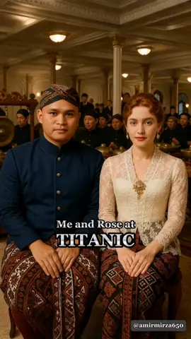 TITANIC versi JAWA Dampingin mbak Rose menggantikan bang Jack. @benokreatif  #kebayajawa #beskapjawa #gamelan #asmaranala #titanic #jawapride 