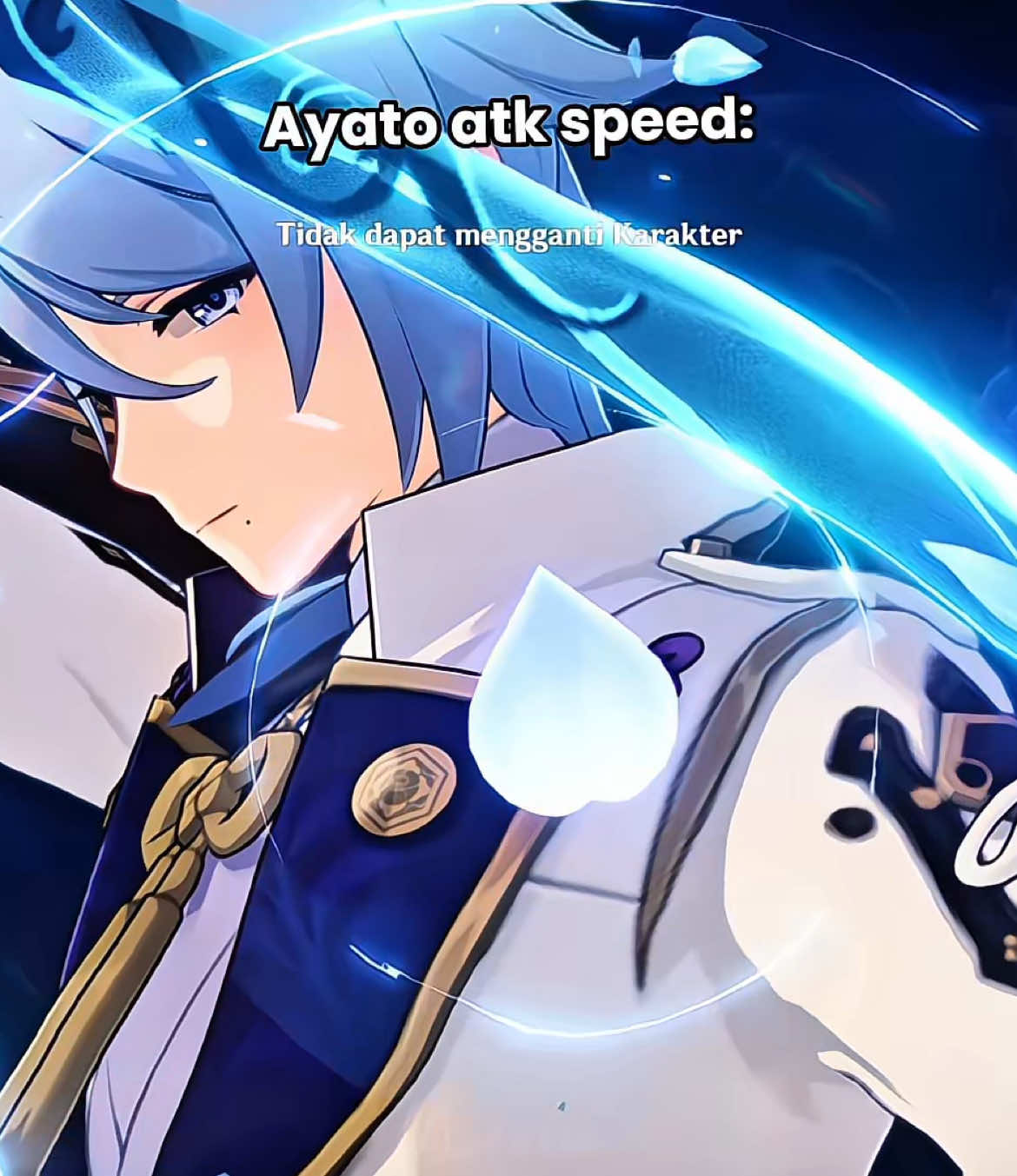Ayato full item atk speed🧍‍♂️ #ayato #GenshinImpact #hoyocreator 