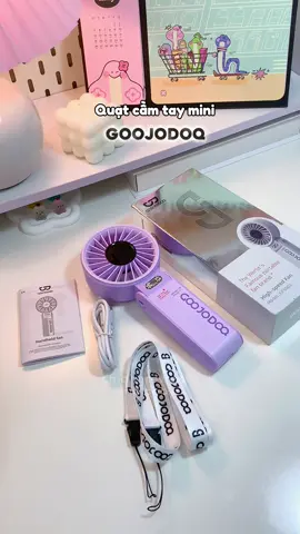 Quạt cầm tay Goojodoq siu mát mà lại 🌰, nên có cho mua hè này nha #quatcamtay #quatcamtaygoojodoq #goojodoq #goojodoqfan #fyp #xuhuong #muasamcungtiktok 