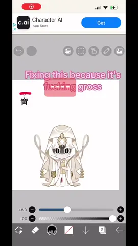 WATCH TO THE END BEFORE HATING..  #fixinggrossart #art #crk #mysticflour 