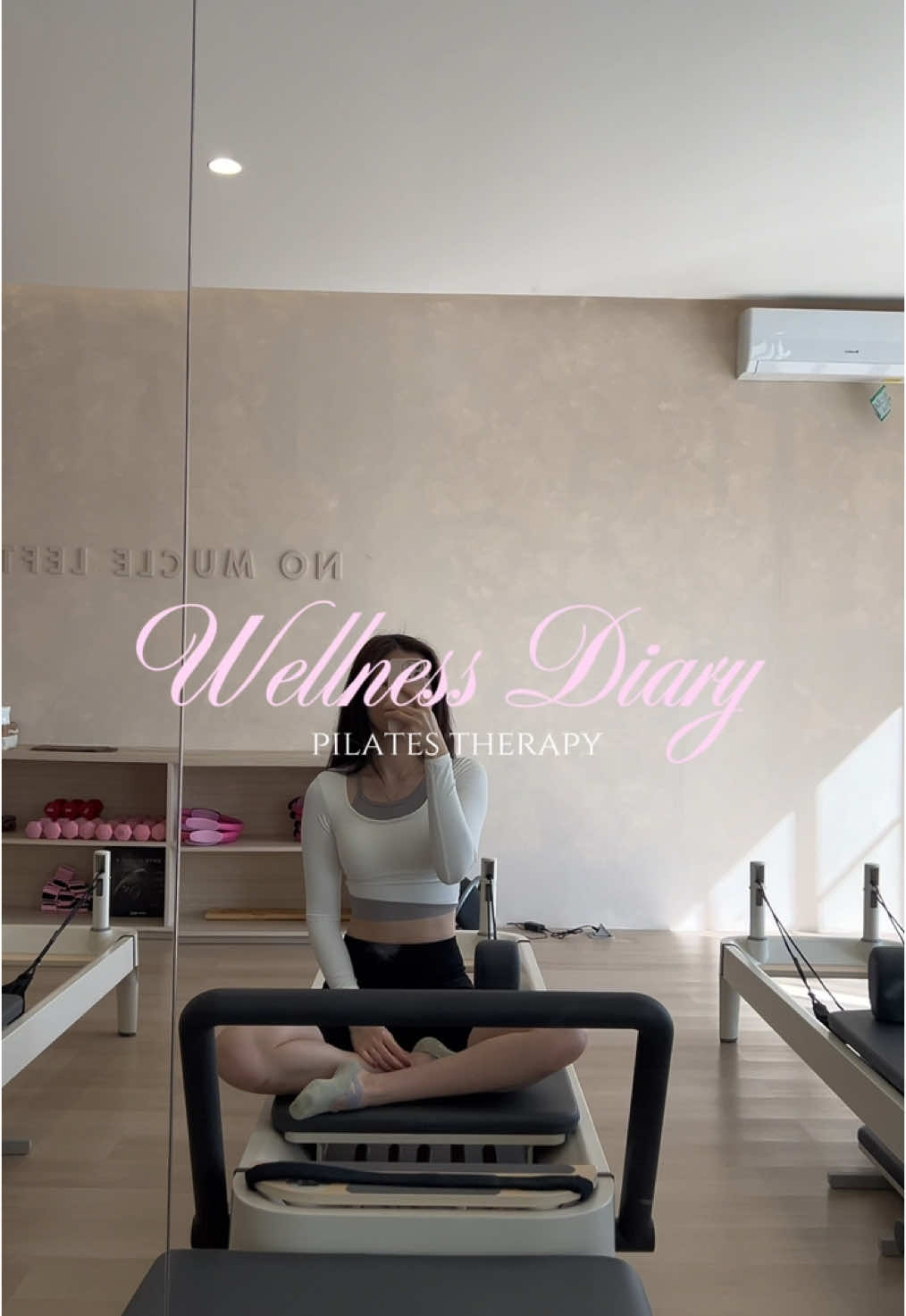 wellness diary eps2: pilates therapy 🧘🏻‍♀️☕️ #wellnessjourney #pilates #pilatesprincess #wellness #pilatesgirl 