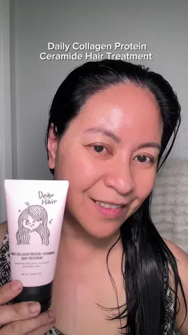 Say goodbye to dry, damaged strands and hello to silky, strong hair!   @Addisonre  Our Daily Collagen Protein + Ceramide Hair Treatment is your new deep-conditioning BFF — restoring bonds, locking in moisture, and bringing brittle hair back to life. Smooth. Strengthen. Shine. Get the salon look at home — your hair will thank you! Now on Amazon – treat your hair today! #dearhair #hair #hairtok #hairstyle #hairstyles #amazonfinds 