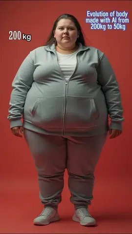Evolution of bodies made with Ai from 200kg to 50kg #usa🇺🇸 #evolution #aiart #fyp 