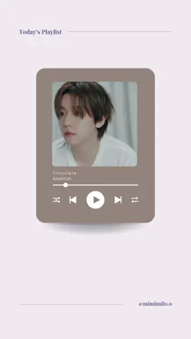 [Today's Playlist] Chocolate BAEKHYUN @baekhyun_inb100  #baekhyun #baekhyun_chocolate 