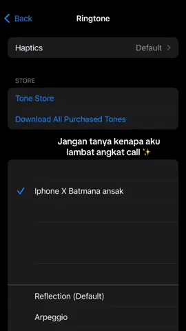 Lambat sikit je pun jgn marah #ringtone #sherine #batmanaansak #arabicsong #iphoneringtone #fyp 