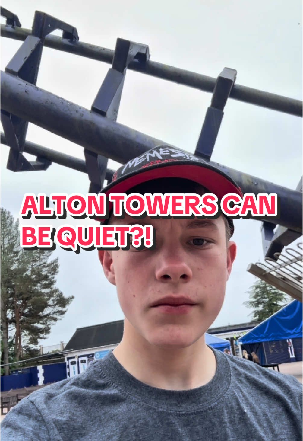 ALTON TOWERS QUIET AF?! #altontowers #themepark #altontowersquiet #rollercoaster #coastertok #themeparktiktok #funny #fyp #fypage #fyppppppppppppppppppppppp #viral #goviral 