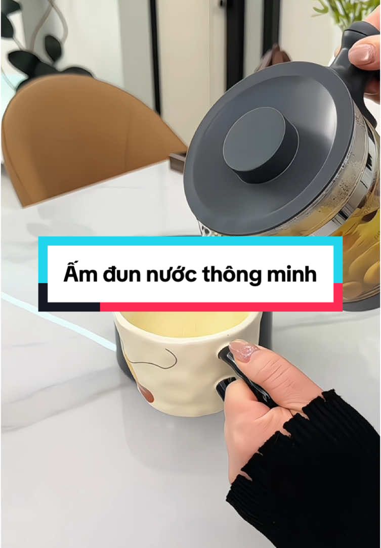 Ấm đun nước giữ nhiệt thông minh #giadungthongminh #nộitrợ #fyp #fyp #amdunnuoc 
