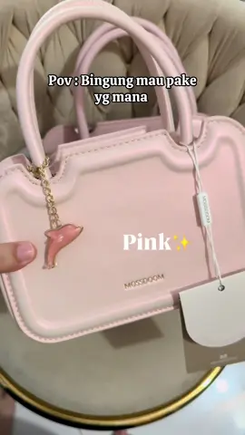 Pink loverss #tas #mossdoom #pink #mossdoomindonesia 